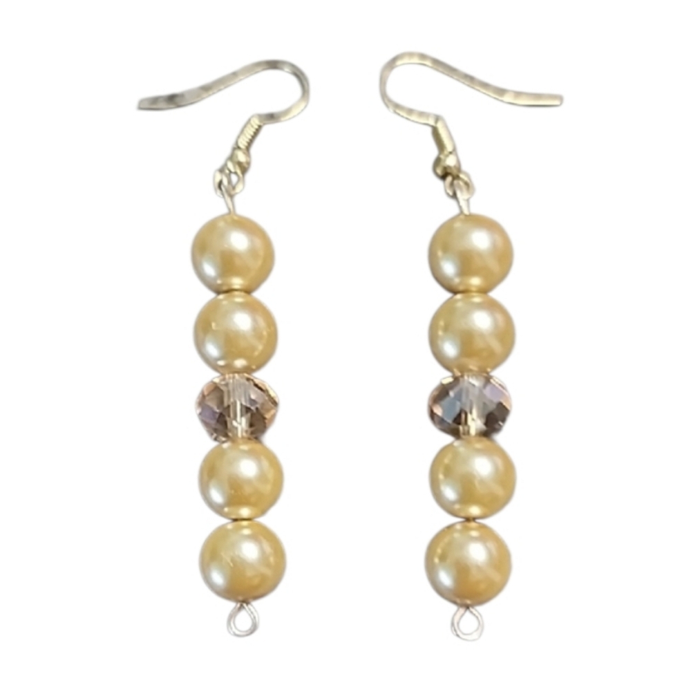 💥4 For $20💥Elegant Gold Faux Pearl Drop Earrings